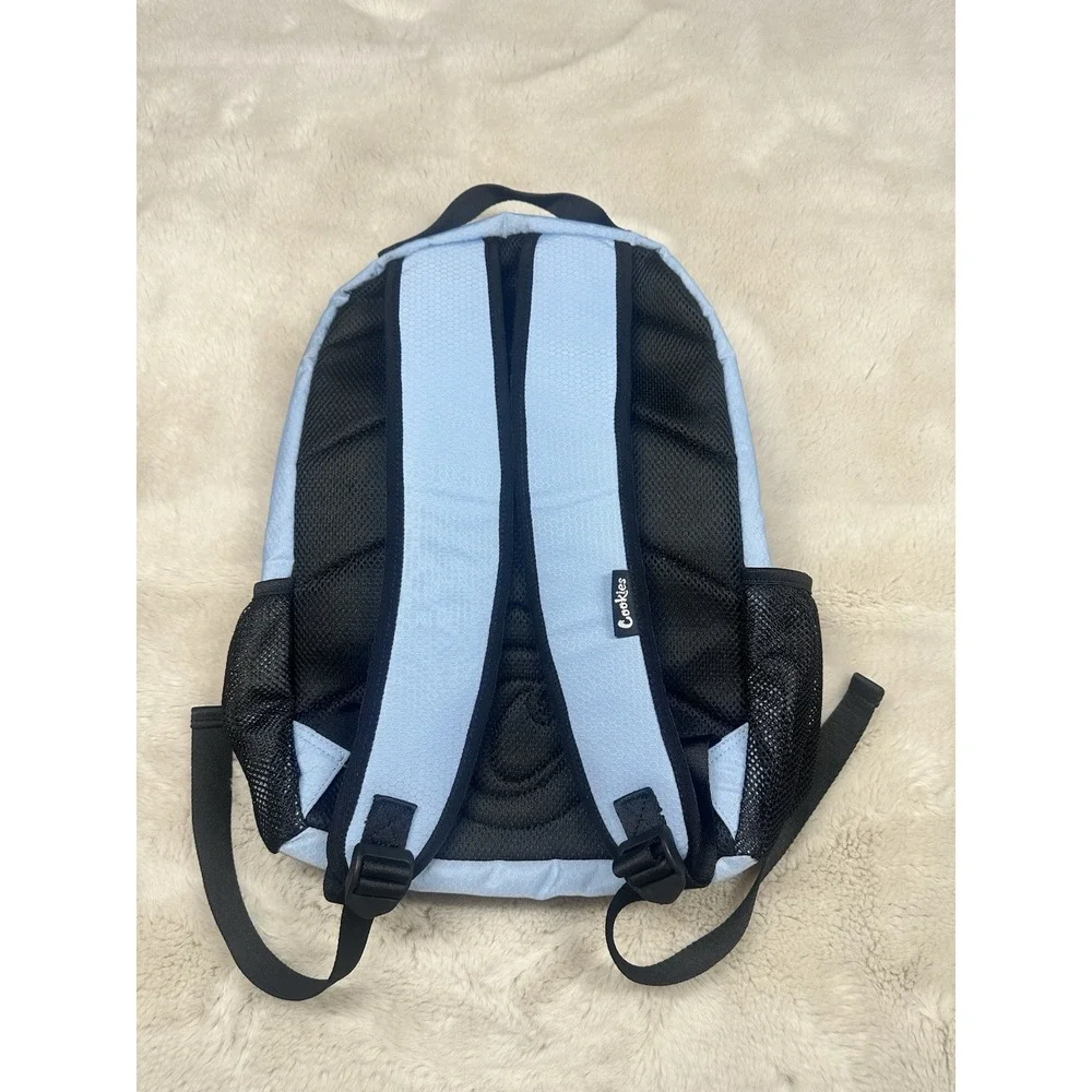 Cookies Backpack Light Blue  with White Logo‎